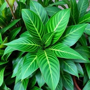 Calathea zebrina (Zebra-Marante)